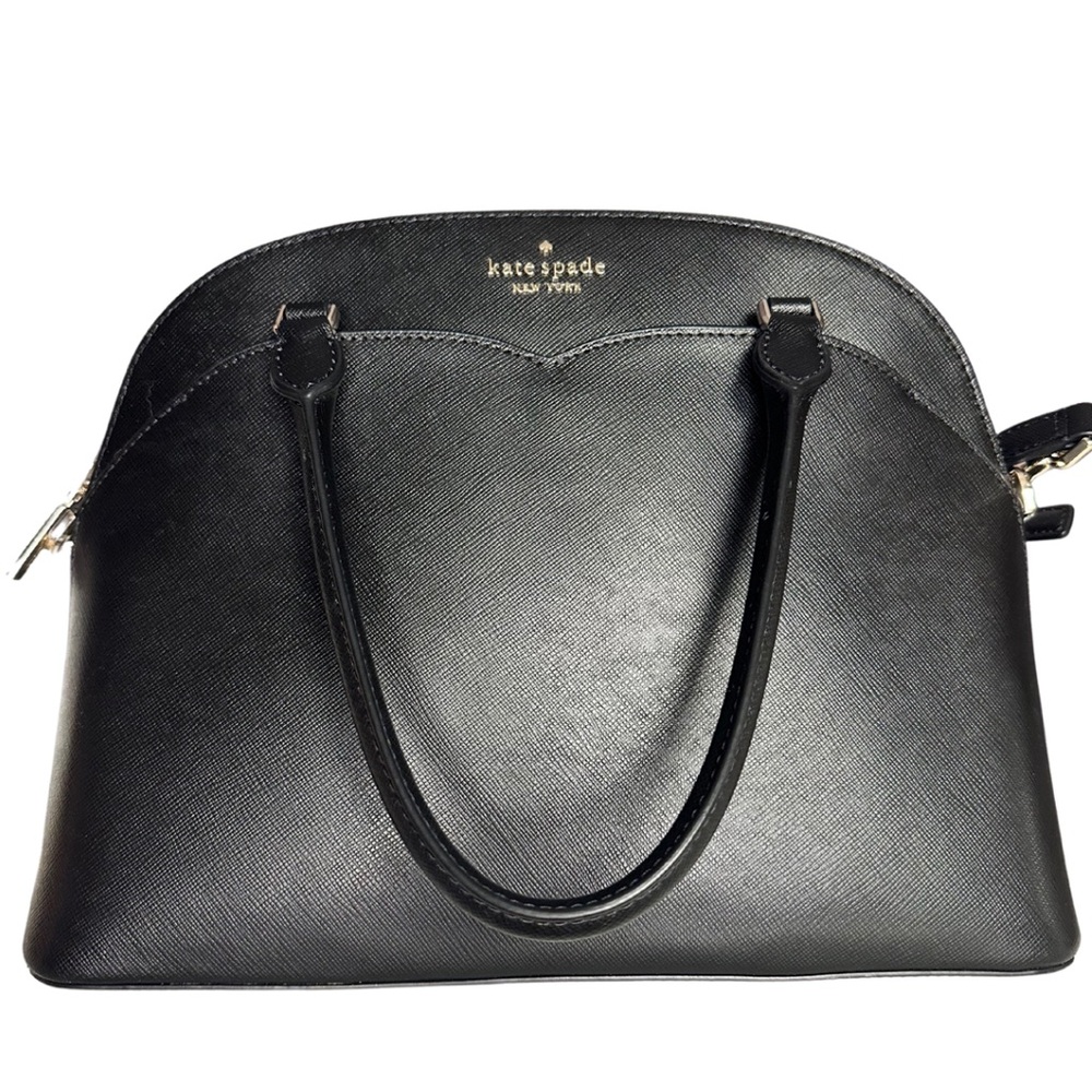 Classy Black Safiano Leather Kate Spade New York Shoulder/Crossbody Bag